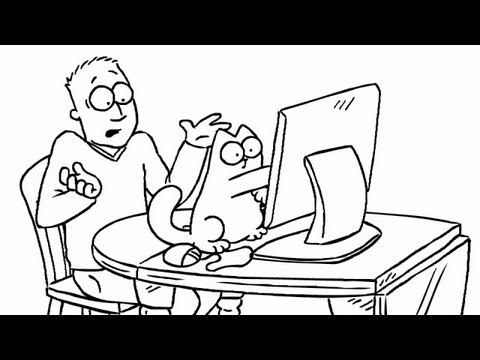Simon's Cat in "Cat and Mouse" (Disney Favorite)