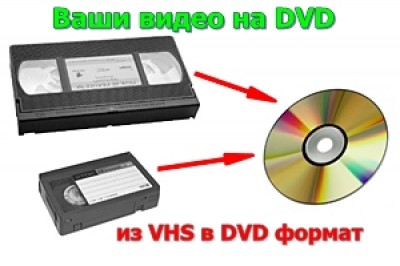 Предлагаю перегон с видео кассет на dvd диски
