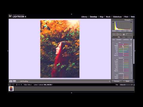 Исправление композиции, цветокоррекция в Lightroom