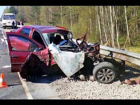 Аварии автомобилей - свежая подборка - 2014
